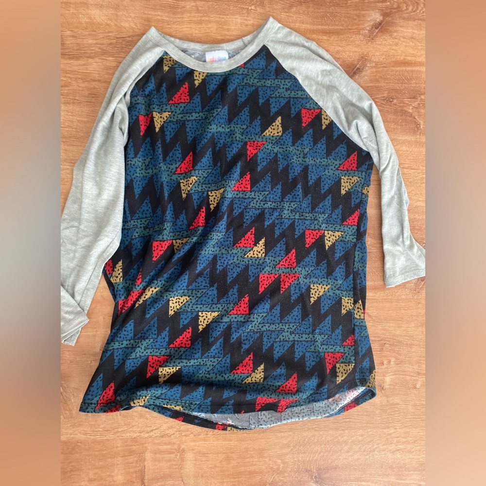 Patterned Raglan Shirt